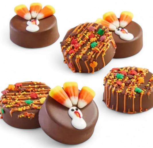 Thanksgiving Turkey Chocolate Sandwiches