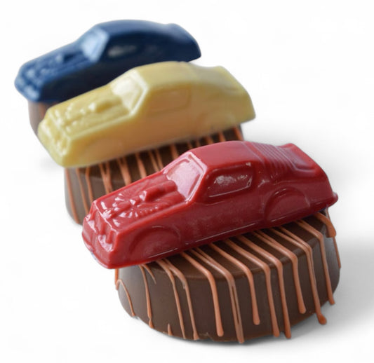 Cars in Chocolate Cookies
