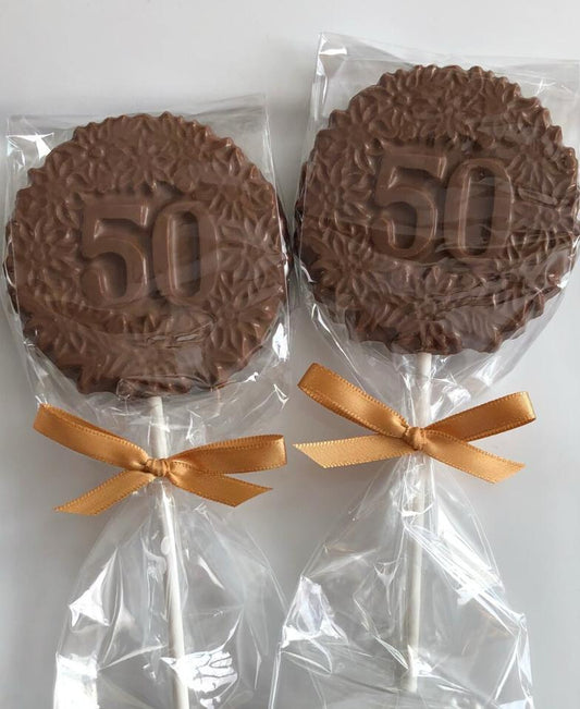 50th Birthday Lollipops
