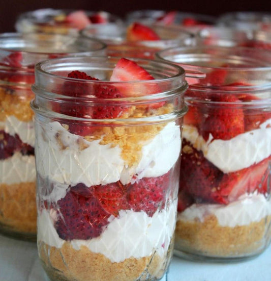 Strawberry Cups | Fresh Strawberry & Creamy Delight