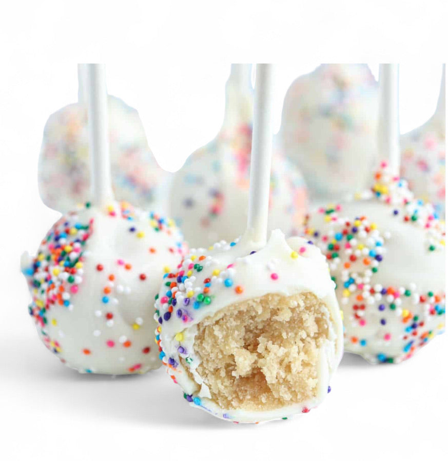 Cake Pops White Birthday
