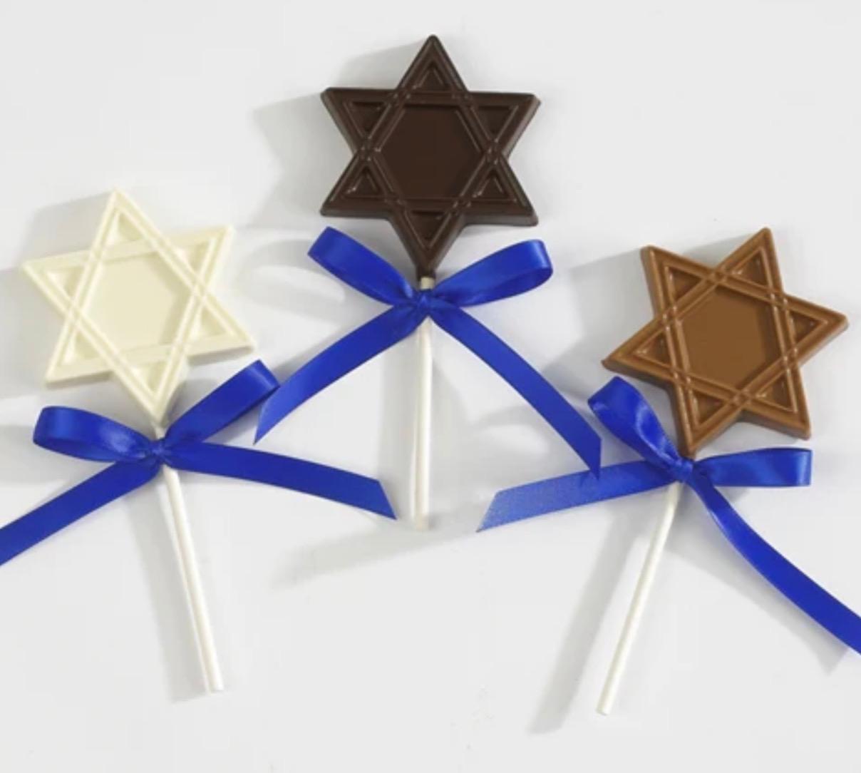 Rosh Hashanah Chocolate Lollypops