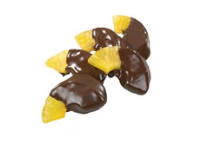 Piña cubierta de chocolate seco lbs