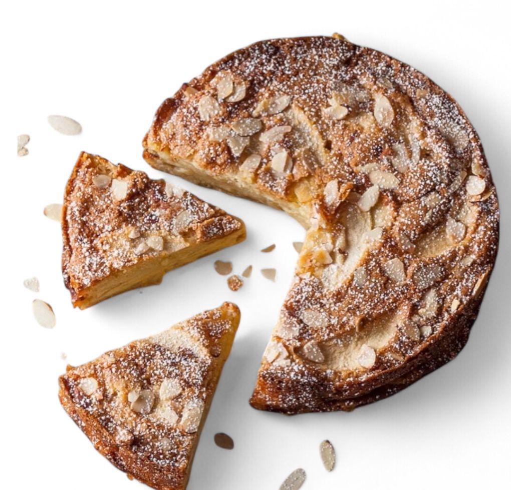 Pastel de manzana y miel