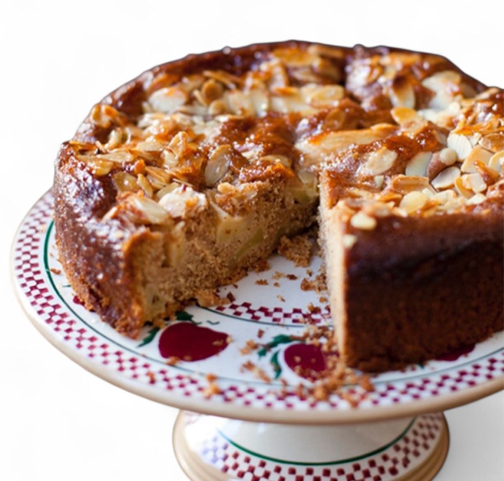 Pastel de manzana y miel