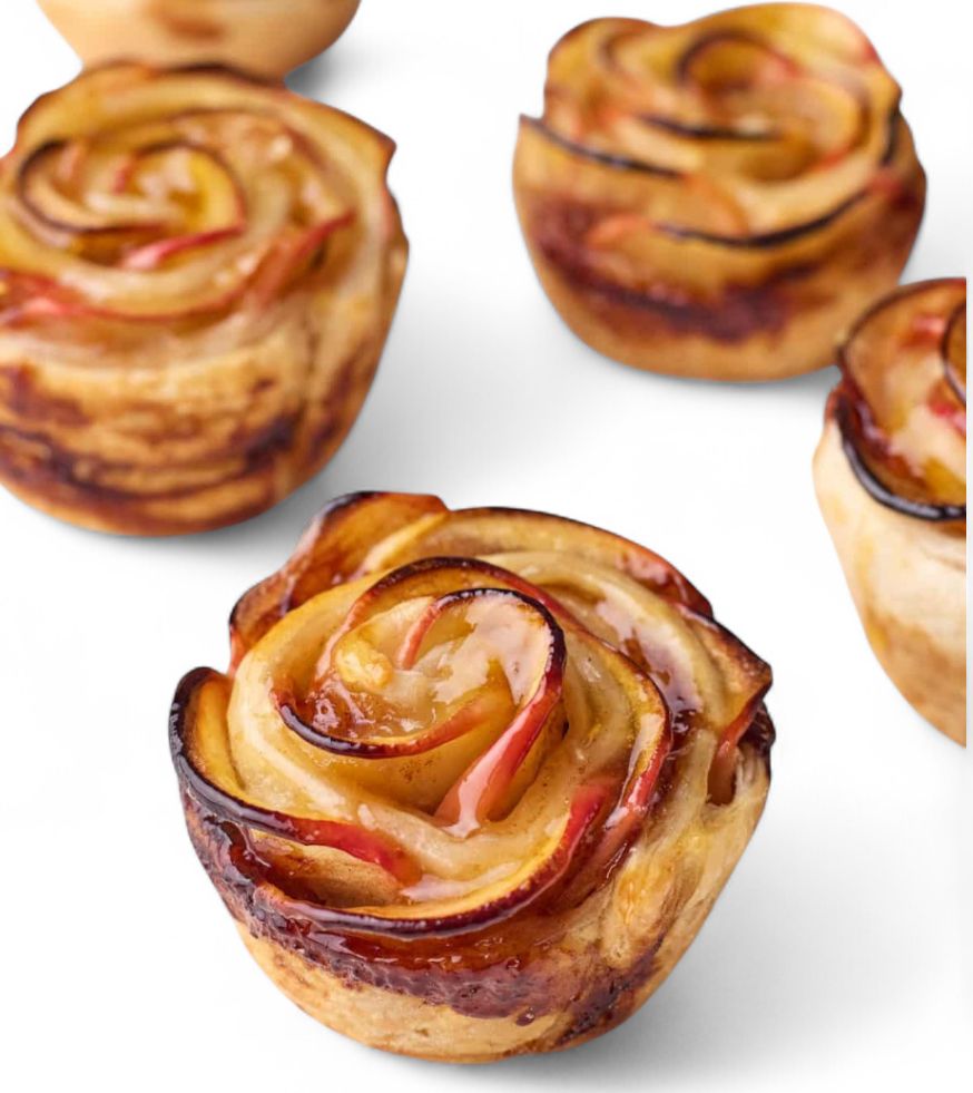 Apple Rose Phyllo – Elegant Handmade Pastry