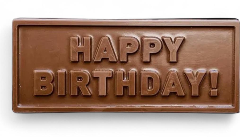 Birthday Chocolate Bar