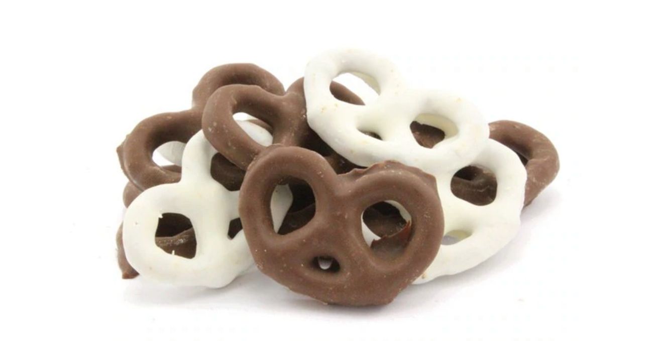 Pretzels de chocolate libras